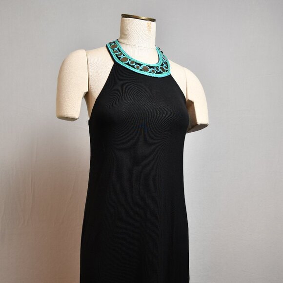 INC International Concepts Dresses & Skirts - INC Interna- Tribal Deep Black Dress Mirrored Sequin Embellishment- NWT - Size M